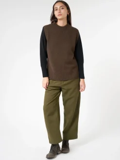 Sarahwear - Knit Vest in Dark Brown