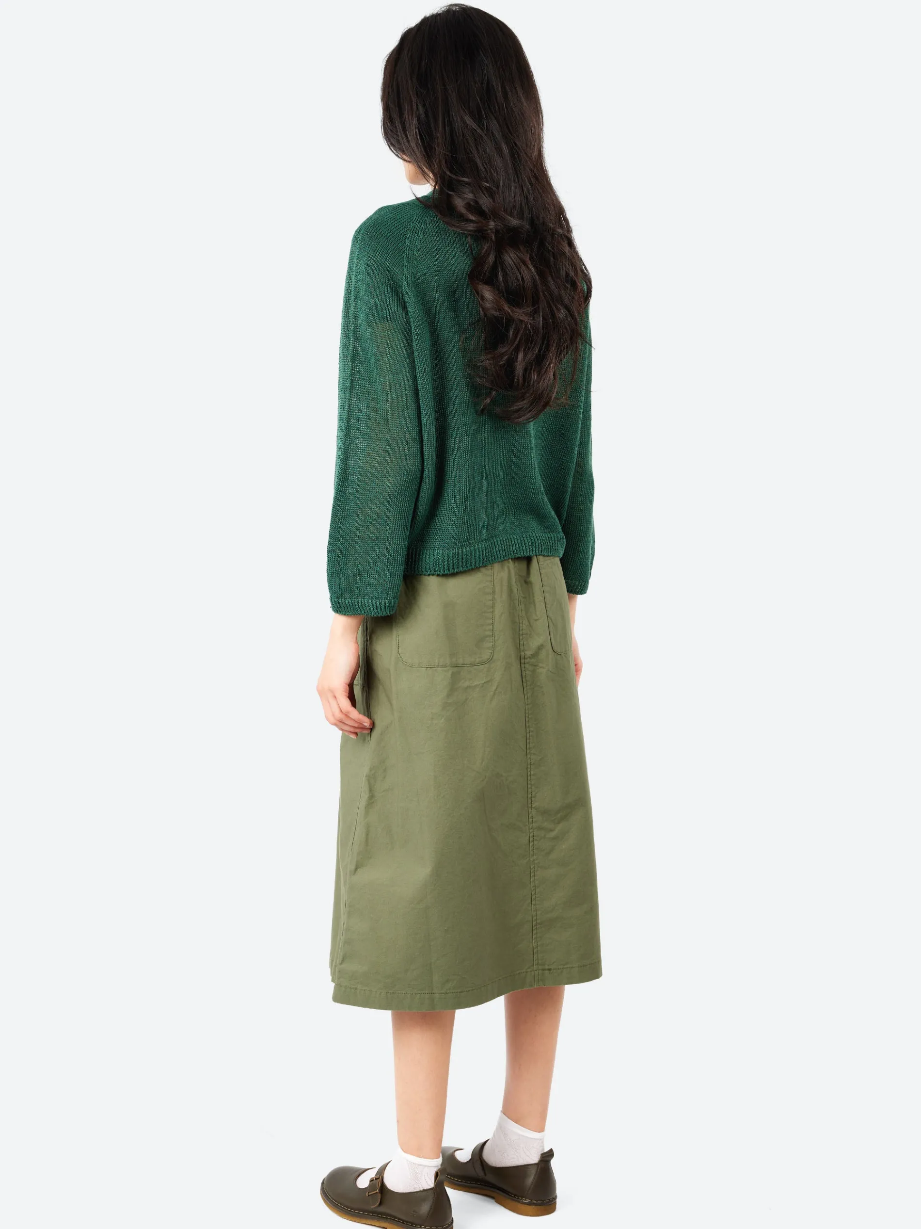 Sarahwear - Linen Knit Cardigan in Green