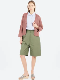 Sarahwear - Linen Knit Cardigan in Rose