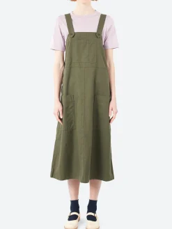 Sarahwear - Ranch Dress in Olive Cotton Twill