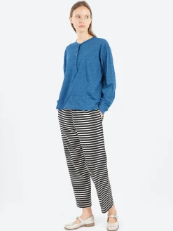 Sarahwear - Stripe Pants in Wide Black and Ecru