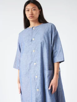 Sarahwear - Two Way Dress In Blue Chambray
