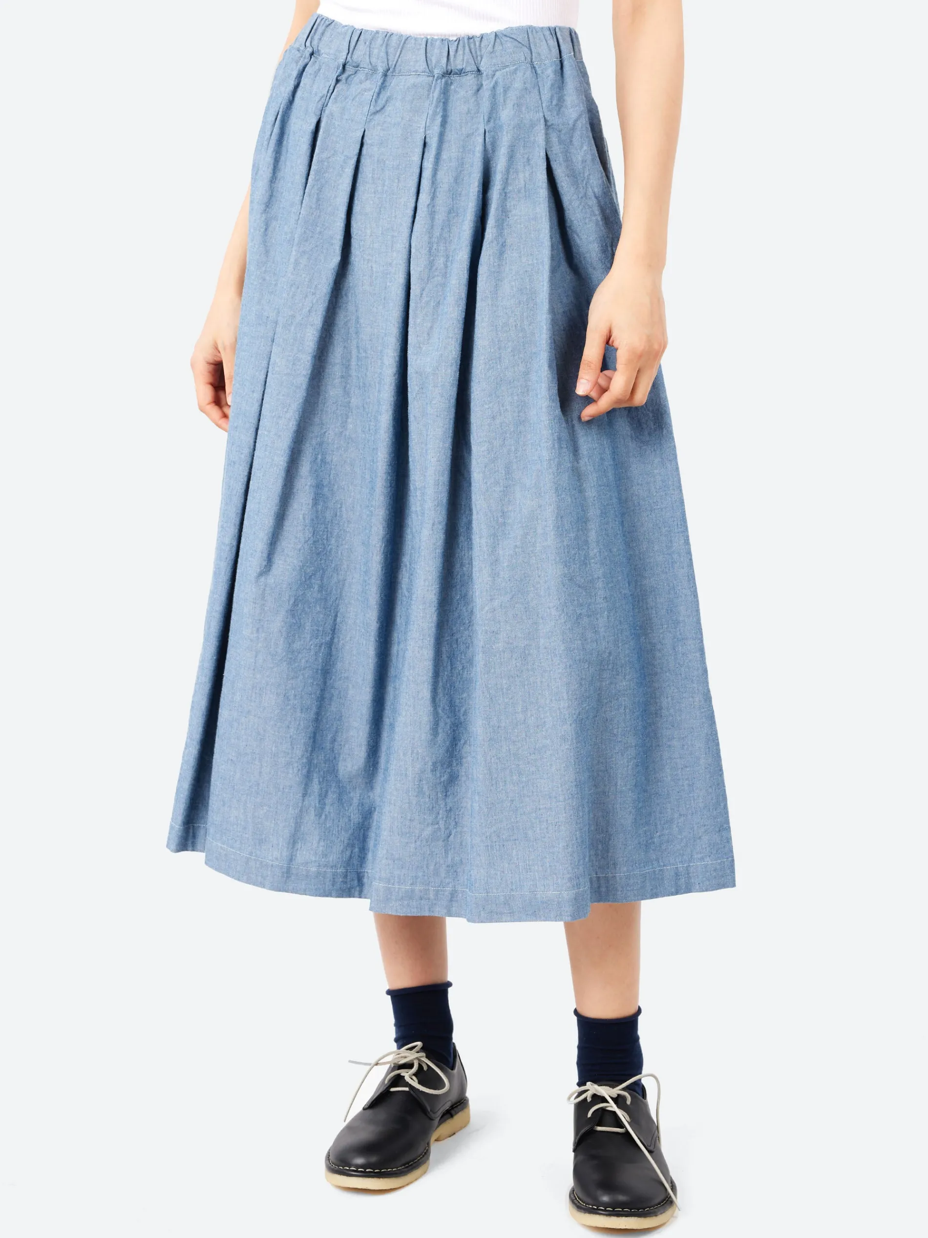 Sarhwear - Kelly Skirt in Chambray