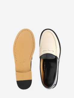Sesa - Miami Two-Tone Loafer in Butter and Licorice