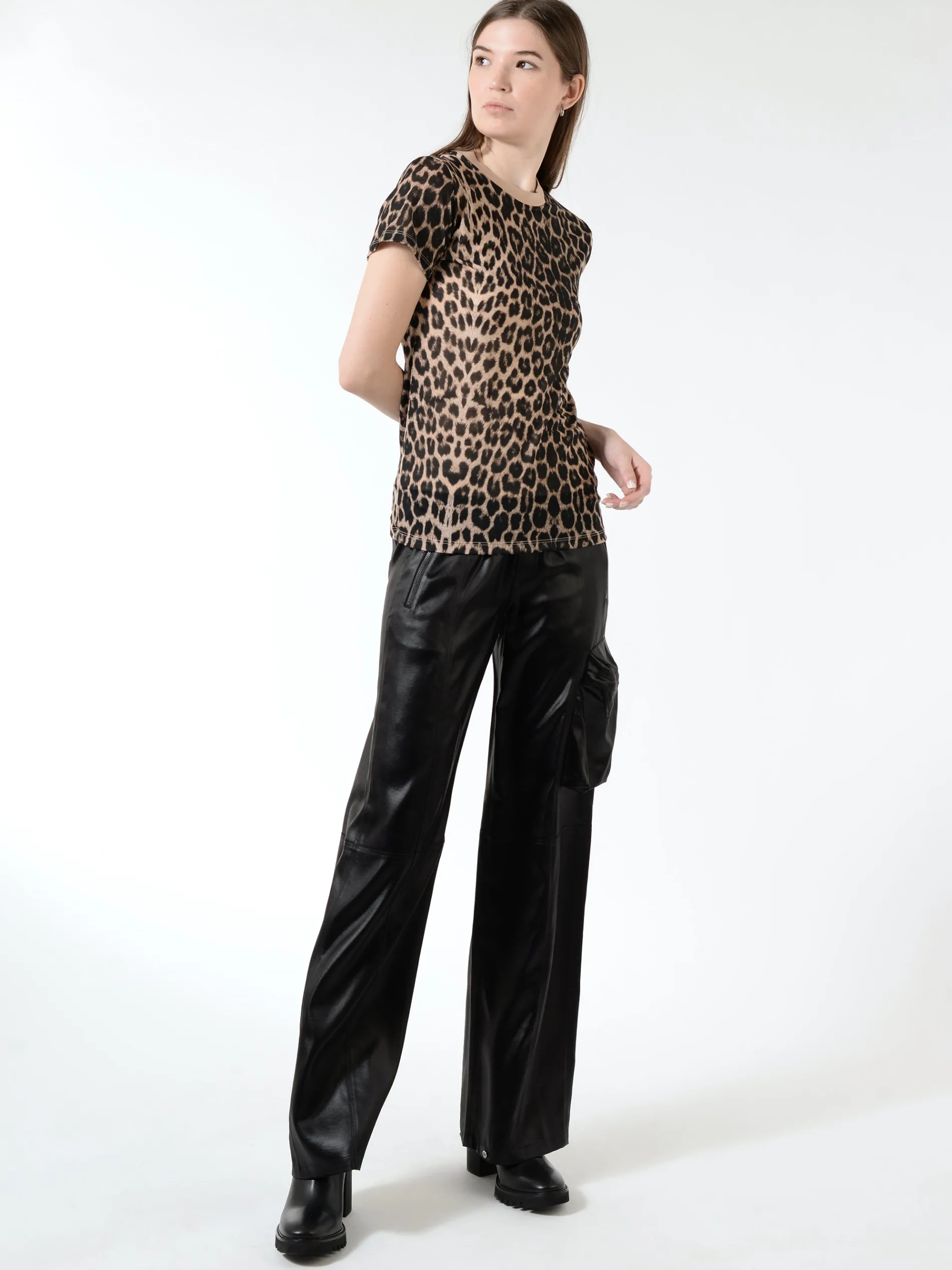 Shiny Cargo Trackpants