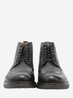 Shoe the Bear - Kip Apron Boot in Black Water Repellant Leather