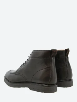 Shoe the Bear - Kip Apron Boot in Black Water Repellant Leather