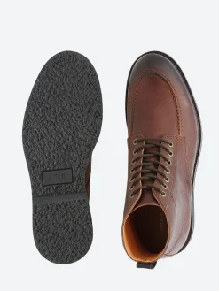 Shoe the Bear - Kip Apron Boot in Brown Water Repellant Leather