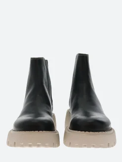 Shoe The Bear - Posey Chelsea Boot Leather in Black and Beige
