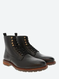 Shoe the Bear - York Lace Boot Leather in Black
