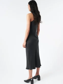 SILK LAUNDRY - 90s Slip Dress in Black