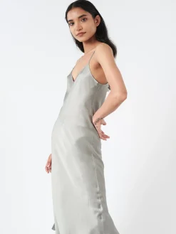 SILK LAUNDRY - 90s Slip Dress in Moon