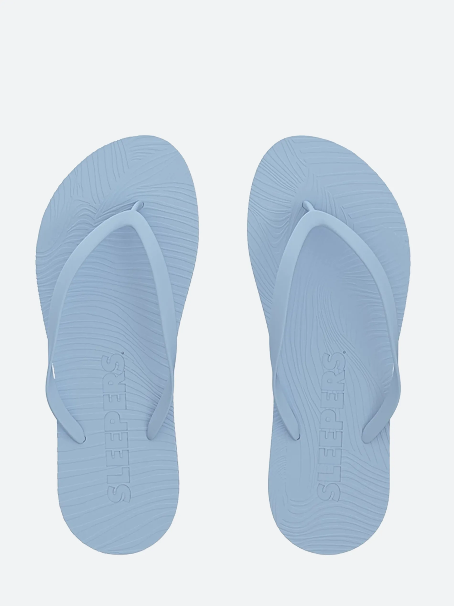 Sleepers - Slim Flip Flops in Angel Blue