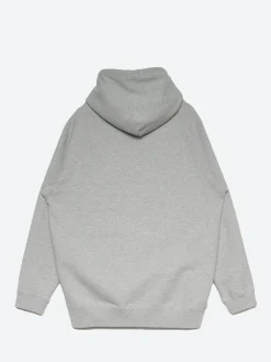 Snow Peak - Recycled Cotton Pullover Hoodie in Medium Grey