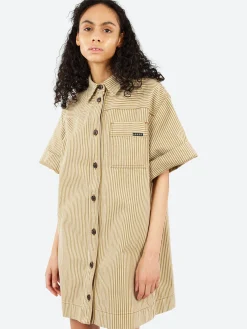 Soeur - Anouk Dress in Beige and Ecru