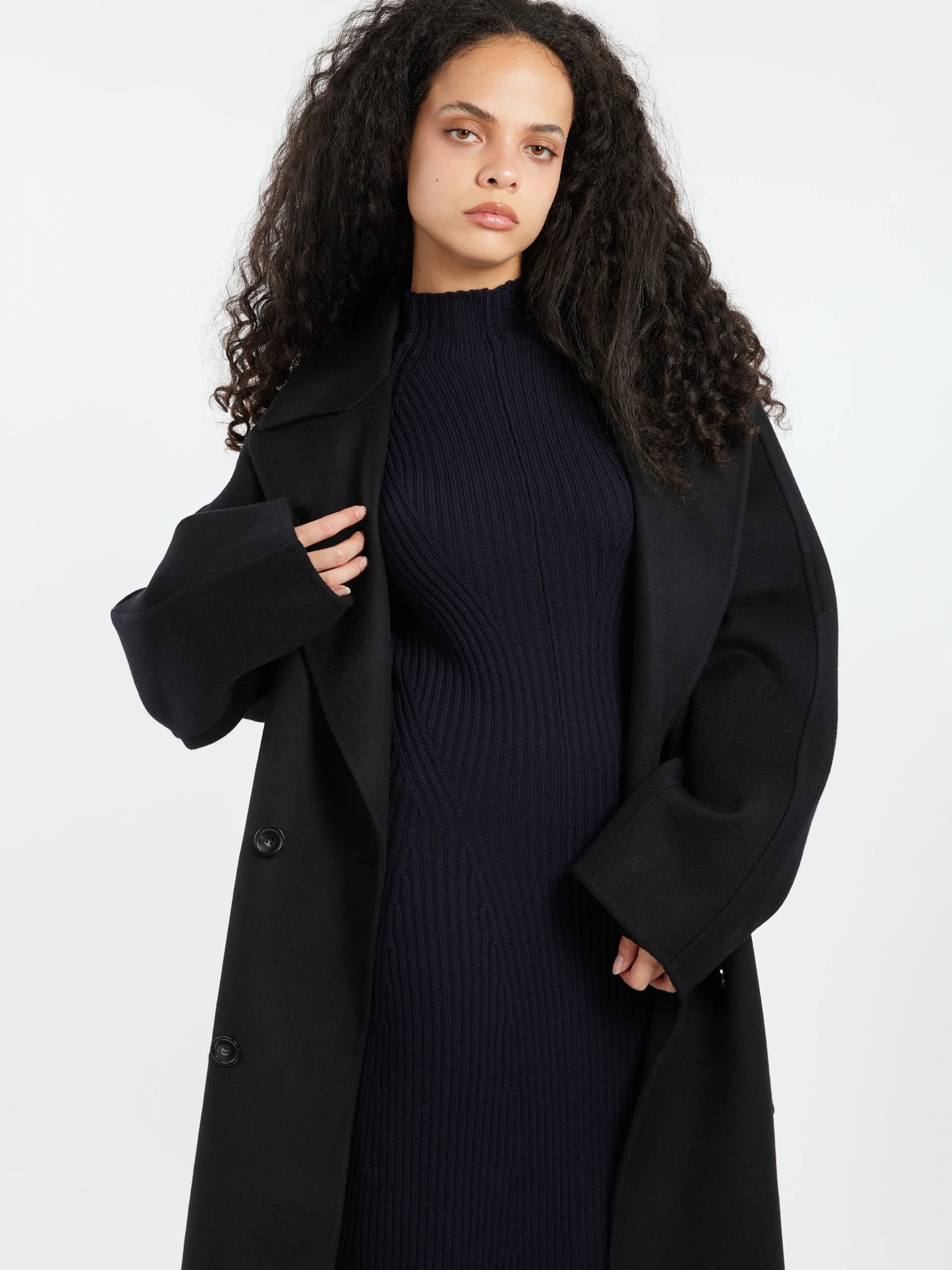 Sofie D'Hoore - Coyote Coat in Black