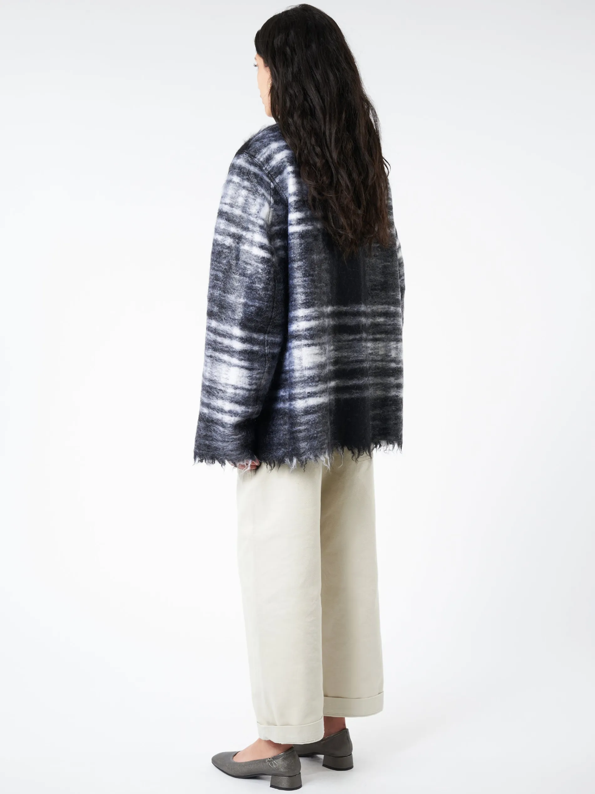 Sofie D'Hoore - Croft Coat in Black Tartan