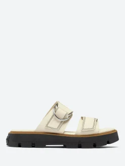 SOREL - Rein CB Slide Sandal in Chalk and Black