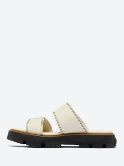 SOREL - Rein CB Slide Sandal in Chalk and Black