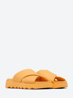SOREL - Viibe Crisscross Slide in Yellow Ray