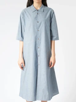 Stephan Schneider - Compass Dress in Aqua Cotton