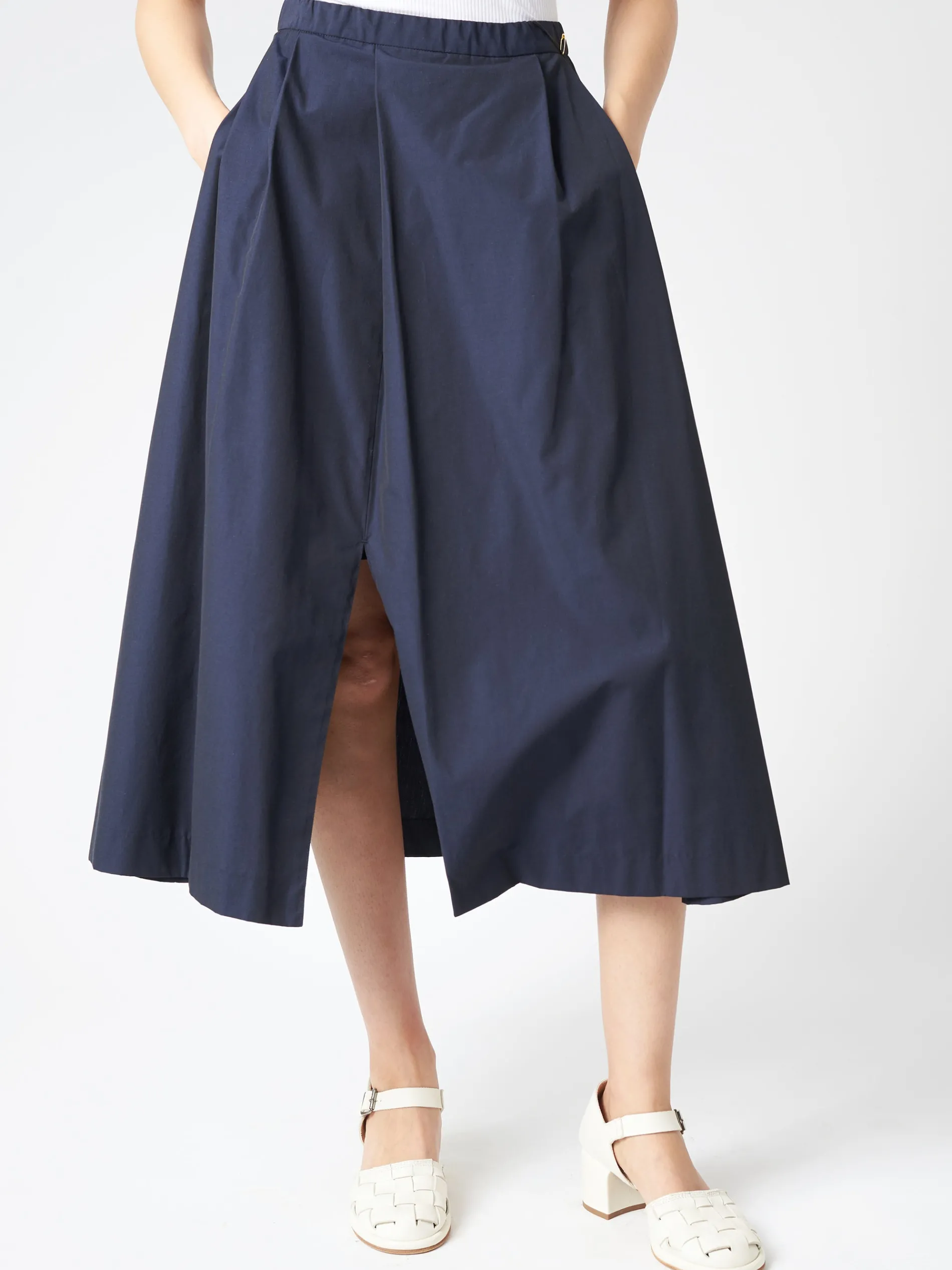 Stephan Schneider - Decagon Skirt in Night Blue Cotton