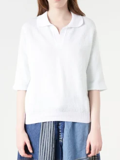 Stephan Schneider - Speckle Polo in White