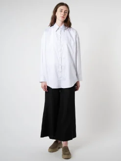 Stripe Button-Up Shirt