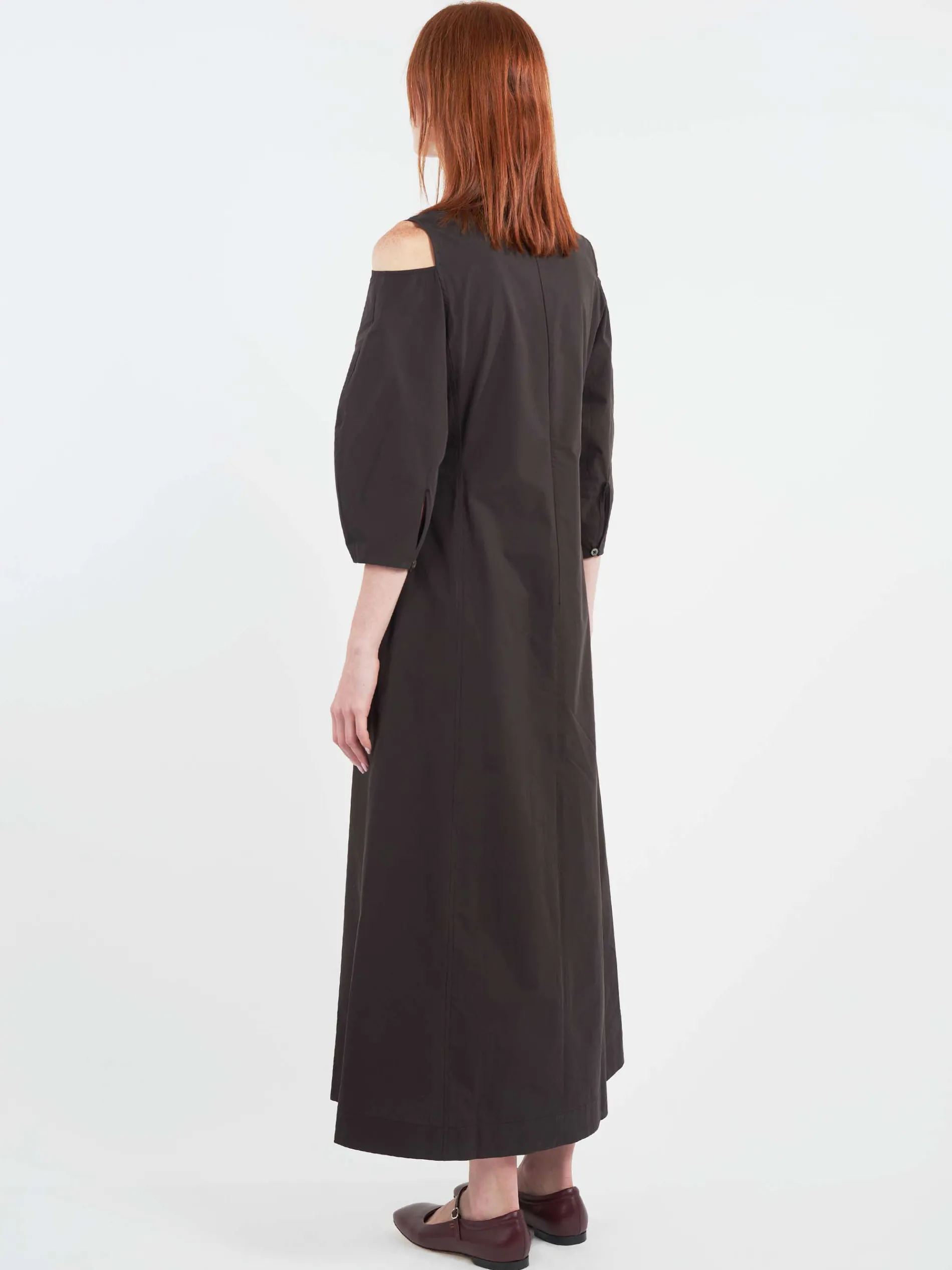 Studio Nicholson - Barr Dress in Black Grape