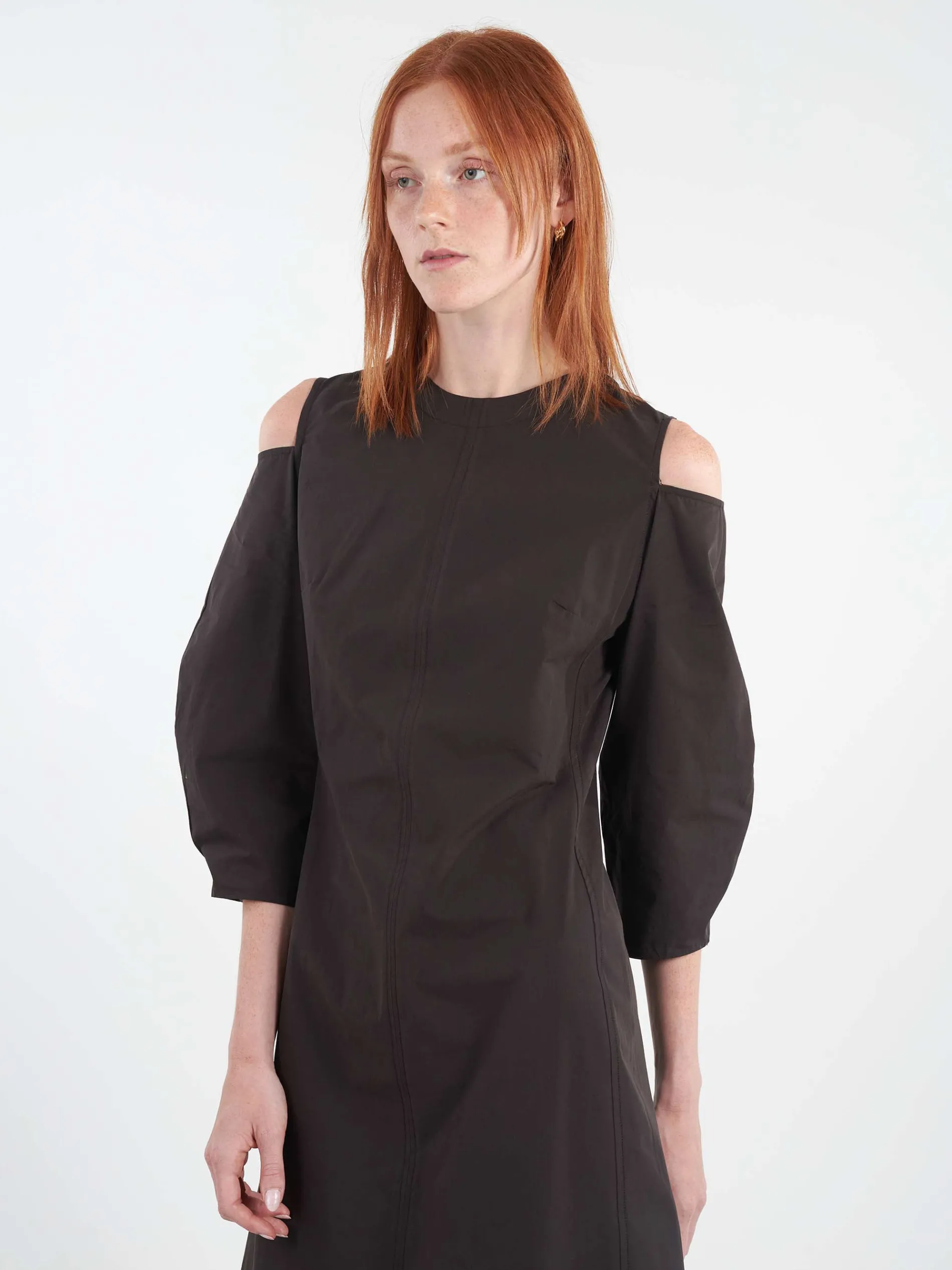 Studio Nicholson - Barr Dress in Black Grape