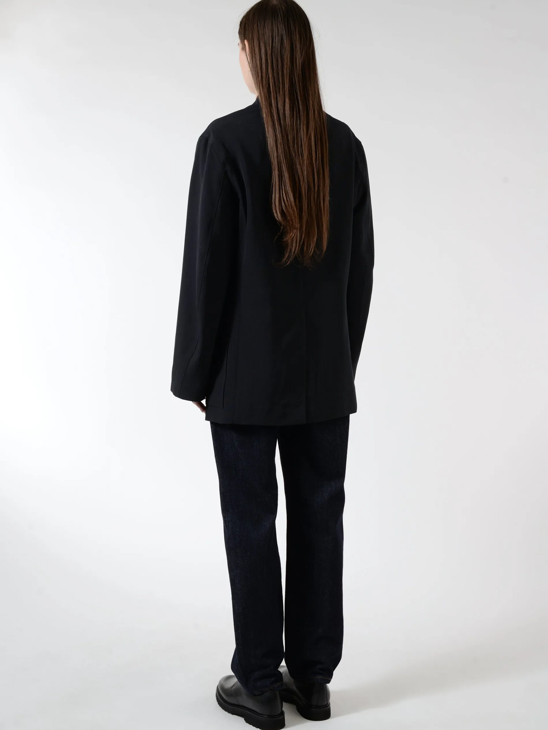 Studio Nicholson - Conde Wool Jacket in Darkest Navy