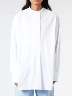Studio Nicholson - Frink Half Placket Shirt in Optic White
