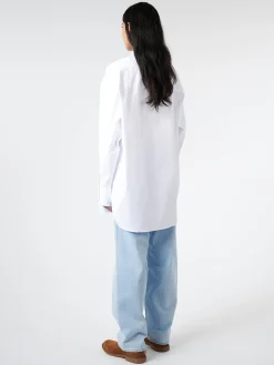 Studio Nicholson - Frink Half Placket Shirt in Optic White