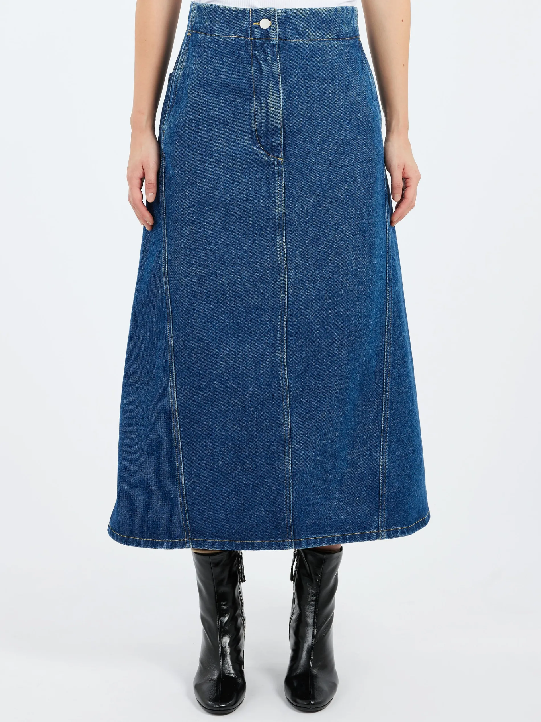 Studio Nicholson - Garner Utility Skirt in Indigo