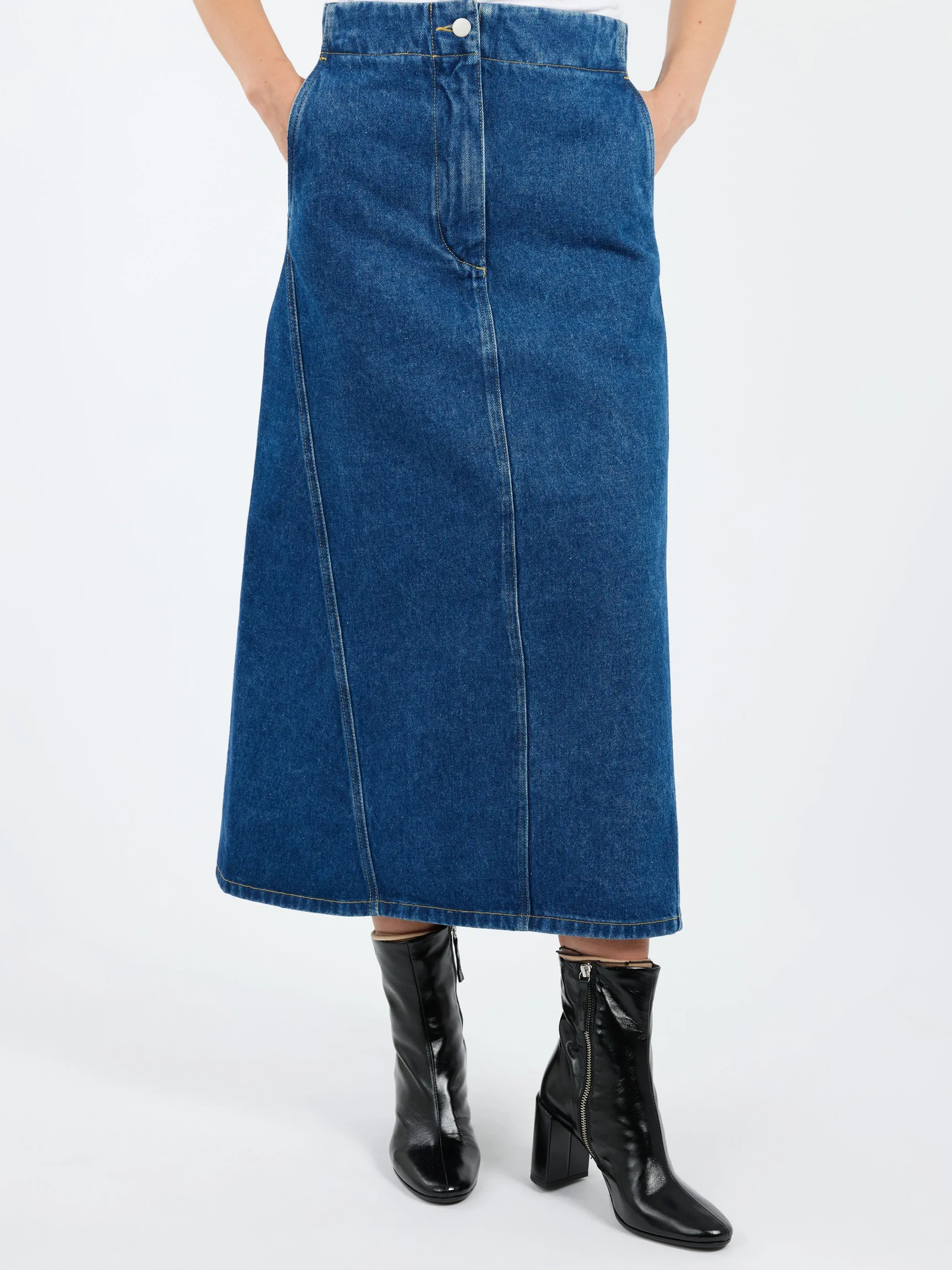 Studio Nicholson - Garner Utility Skirt in Indigo