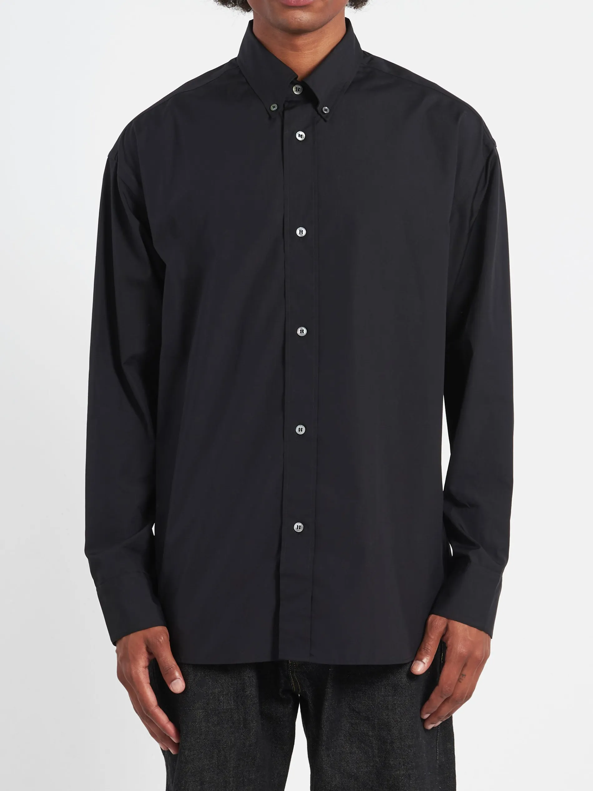 Studio Nicholson - Jude Shirt in Darkest Navy
