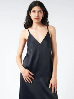 Studio Nicholson - Malebo Slip Dress in Darkest Navy