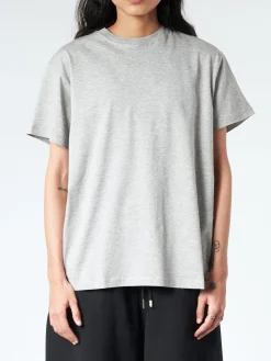 Studio Nicholson - Marine T-Shirt in Grey Marl