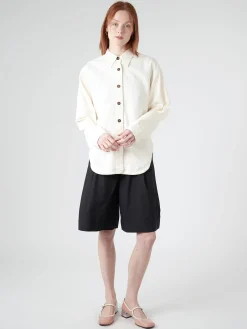 Studio Nicholson - Neel Shirt in Parchment