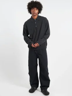 Studio Nicholson - Noe Polo in Charcoal