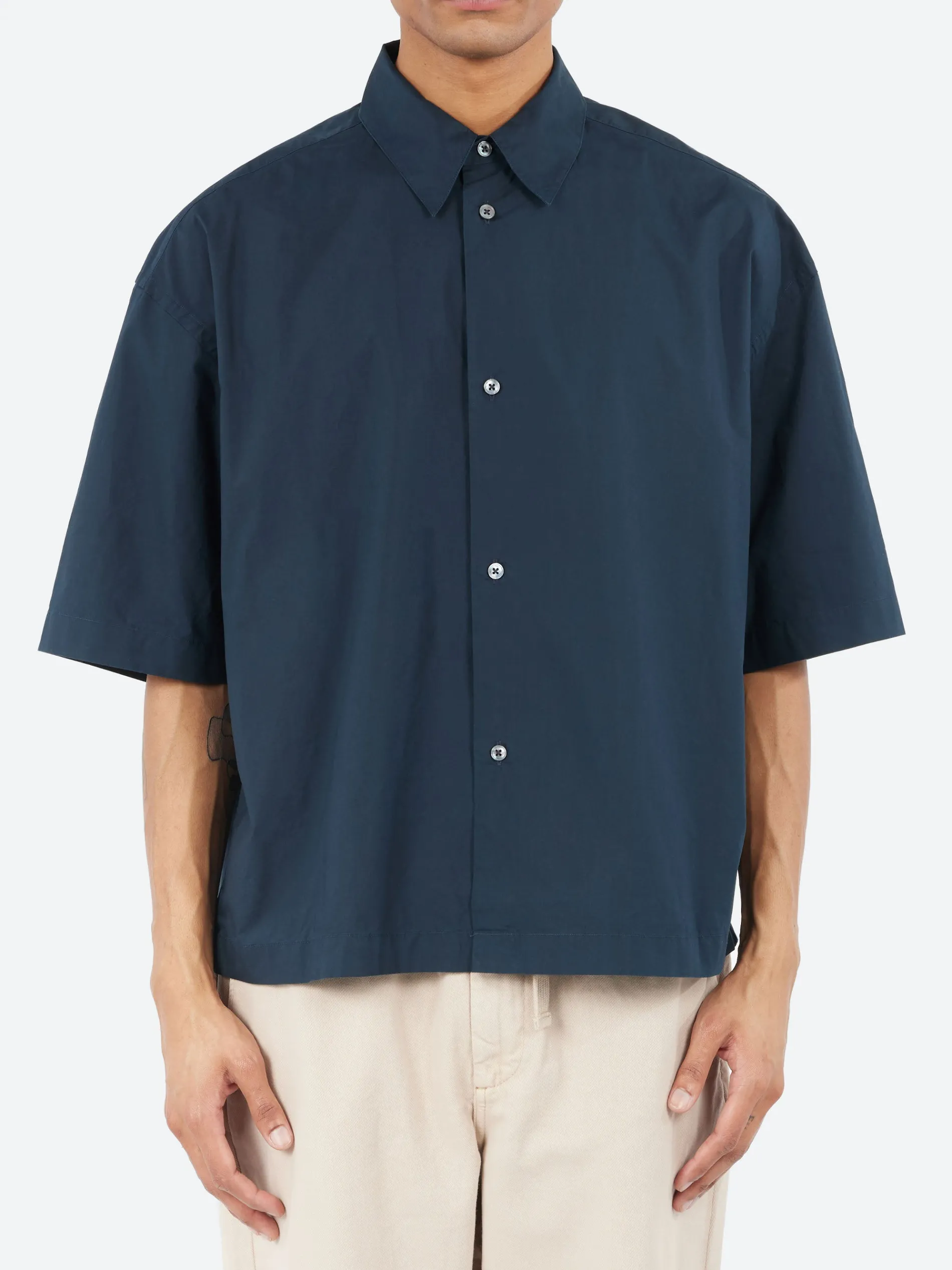 Studio Nicholson - Sanko Shirt in Dark Navy
