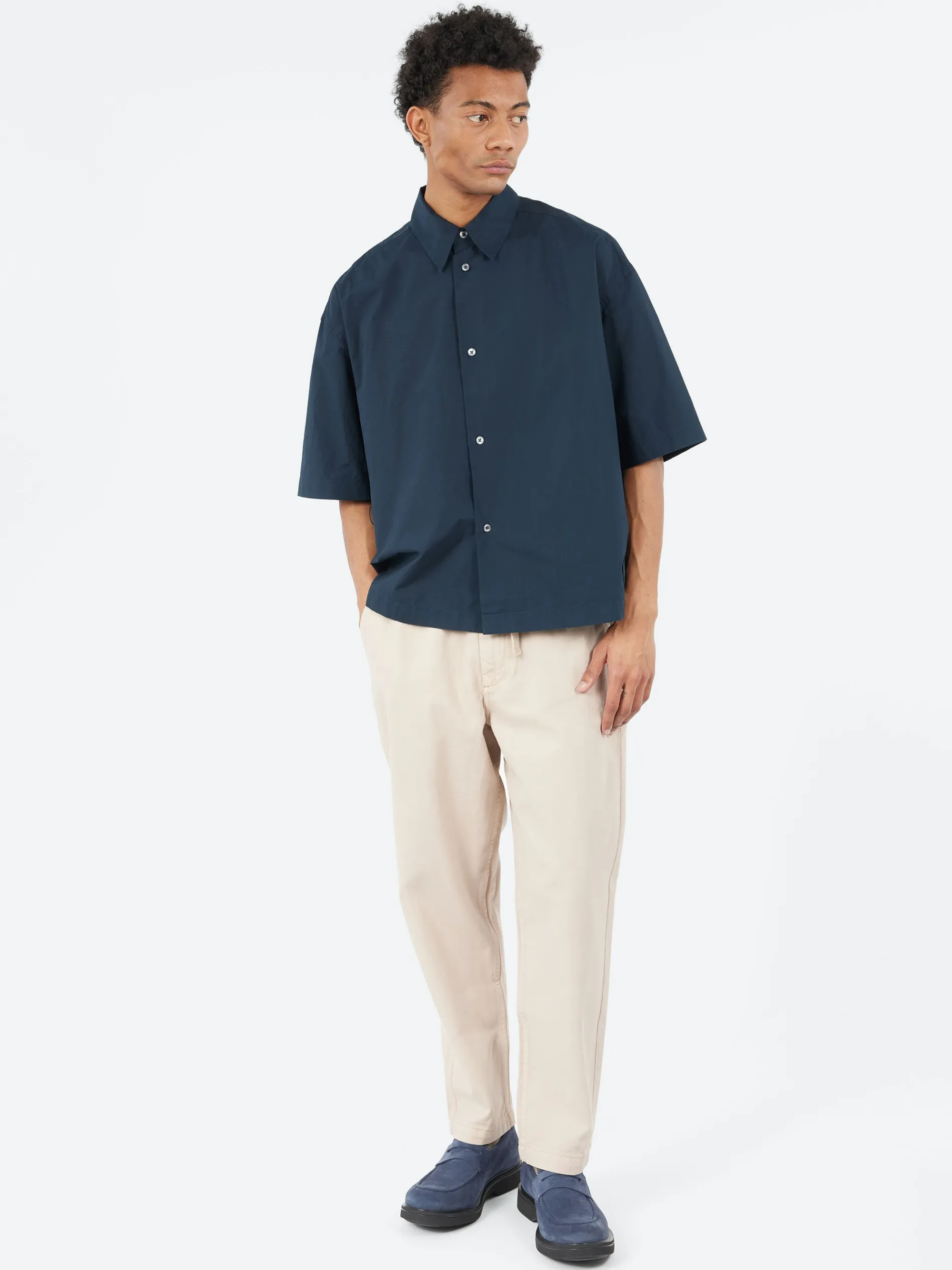 Studio Nicholson - Sanko Shirt in Dark Navy
