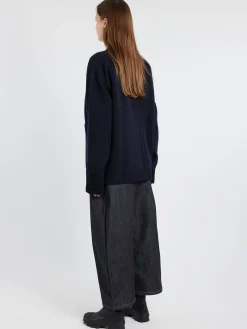 Studio Nicholson - Sen Cardigan in Darkest Navy