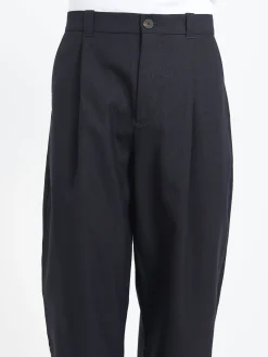 Studio Nicholson - Tuck Pant in Darkest Navy