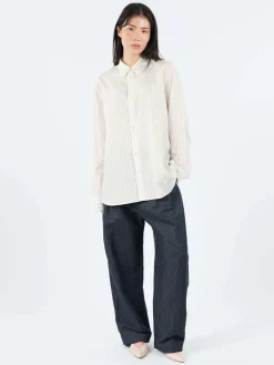 Studio Nicholson - Women's View Shirt in Ecru and Black