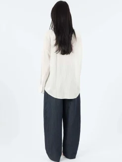 Studio Nicholson - Women's View Shirt in Ecru and Black