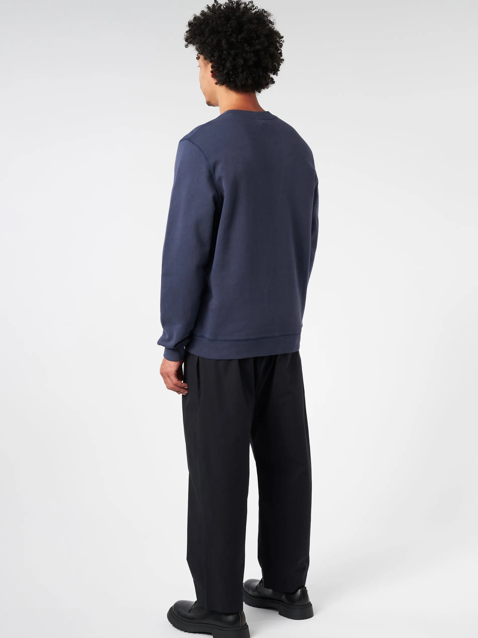 Sunspel - Loopback Sweatshirt in Navy