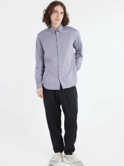 Sunspel - Oxford Shirt in Dark Blue