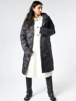 TAION - City Long Down Jacket in Black