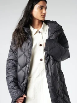 TAION - City Long Down Jacket in Black